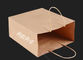 Papieren zak met reliëfdruk 250 gsm bedrukte papieren draagtassen